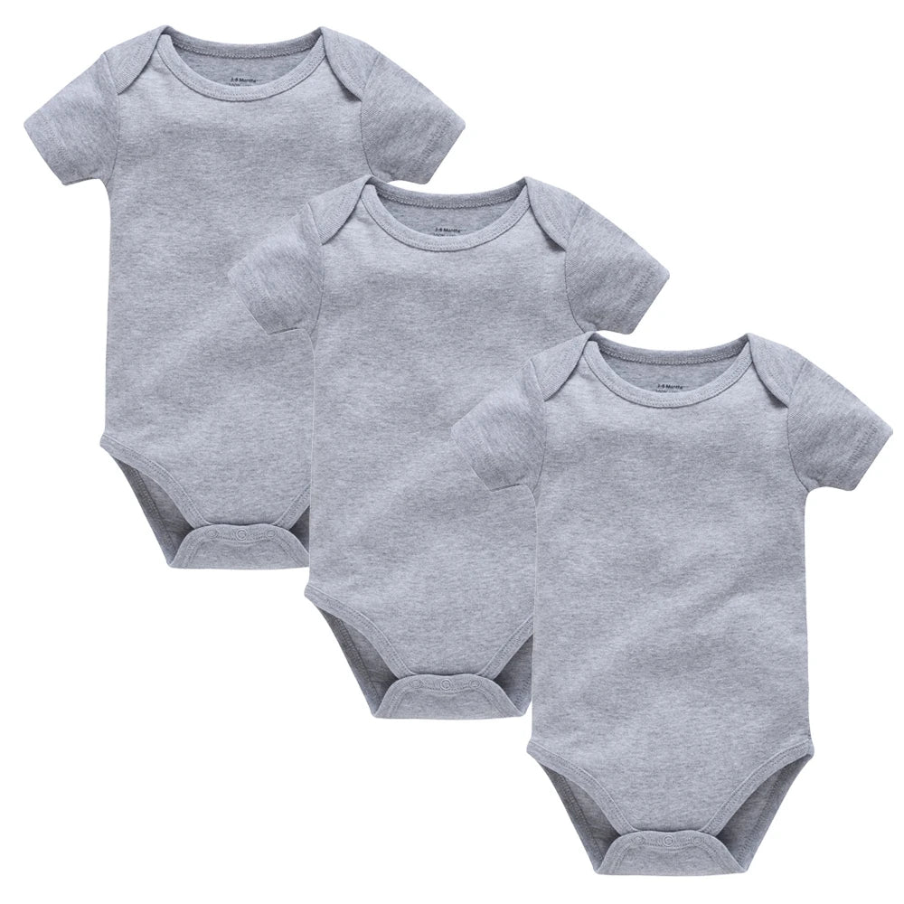 Plain Bodysuits ( 3 Pieces Set)