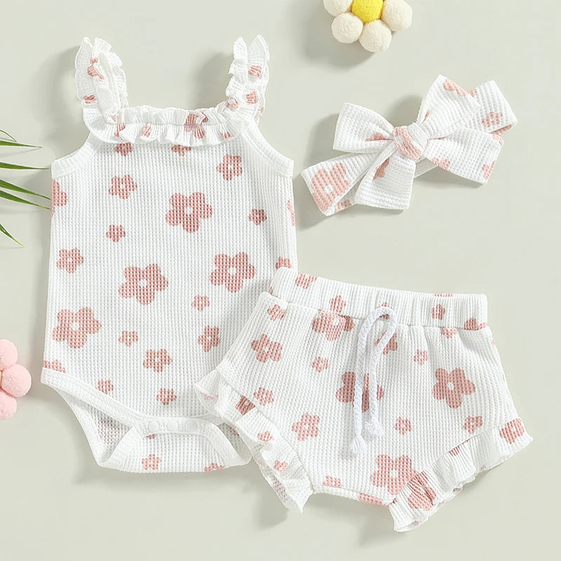 Matching Romper/Shorts and Bow