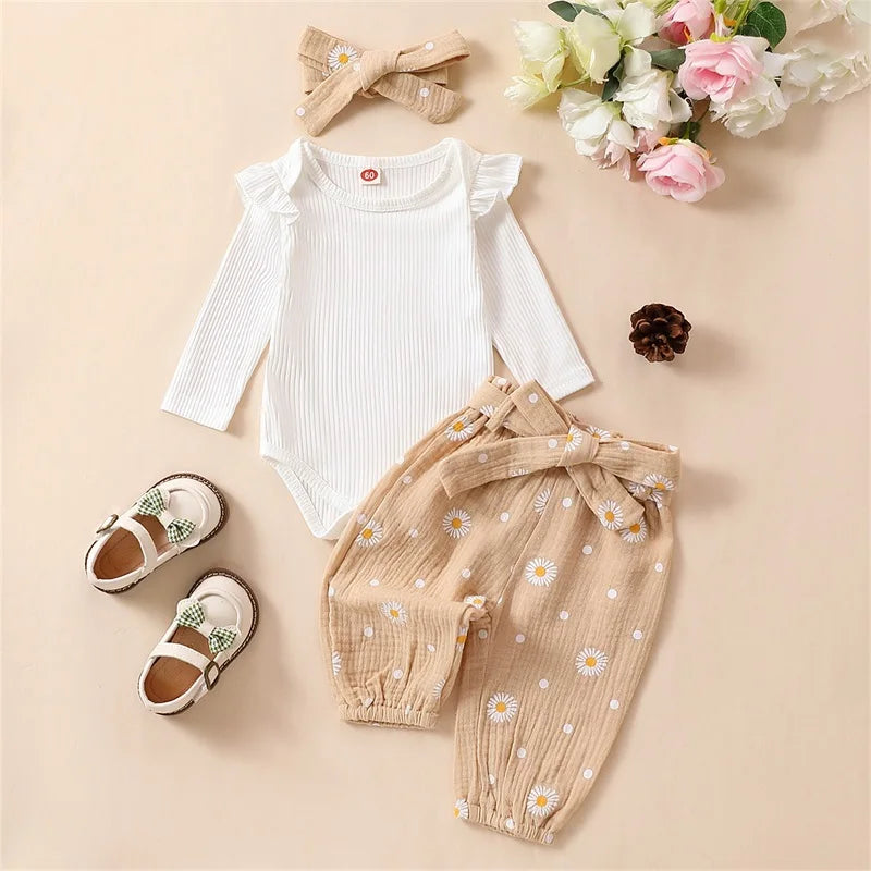 Jumpsuit/ Pant and Bow Set