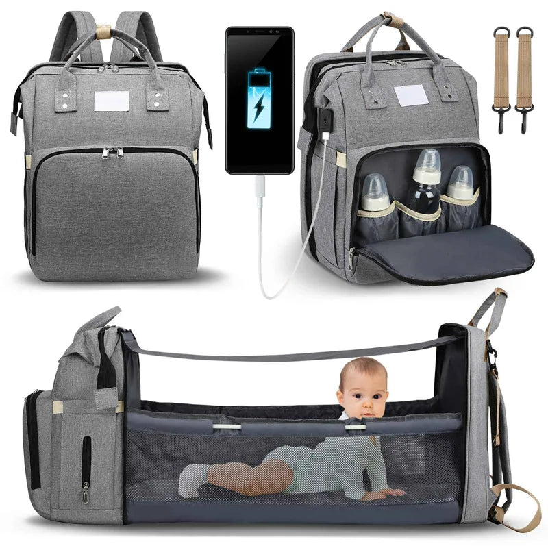 Fashionable Multi-purpose Baby Bag