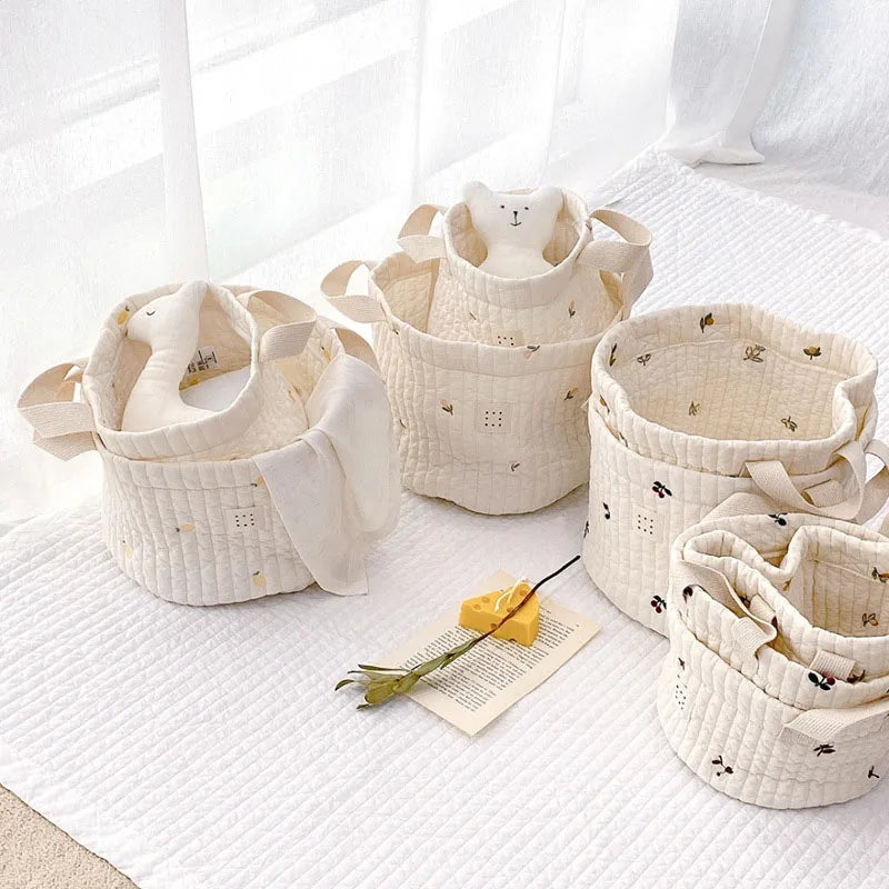 Newborn Diaper Embroided Organizer