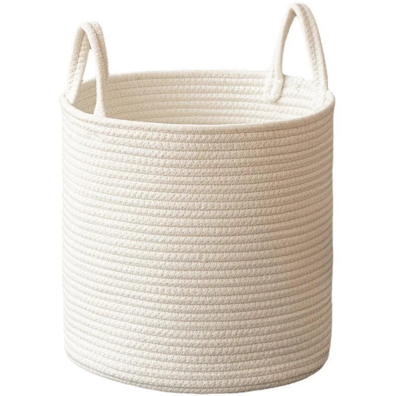 White Woven Baskets