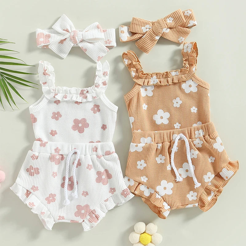 Matching Romper/Shorts and Bow