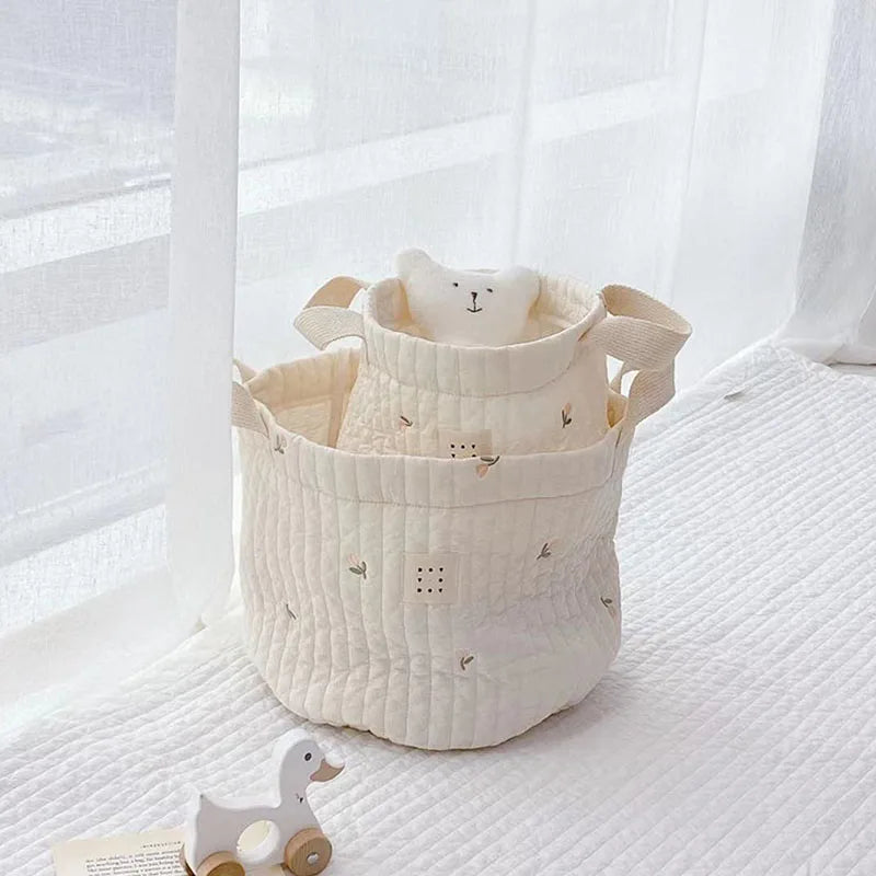 Newborn Diaper Embroided Organizer