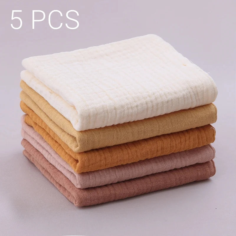 Soft Baby Face Towels (5 Pieces)