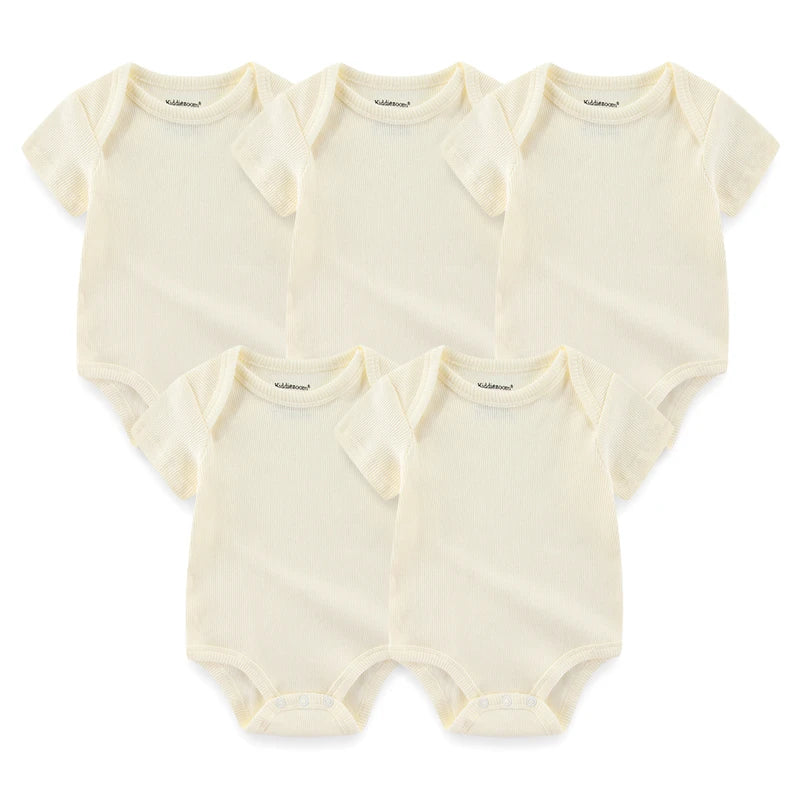 Plain Colored Bodysuits ( 5Pieces )