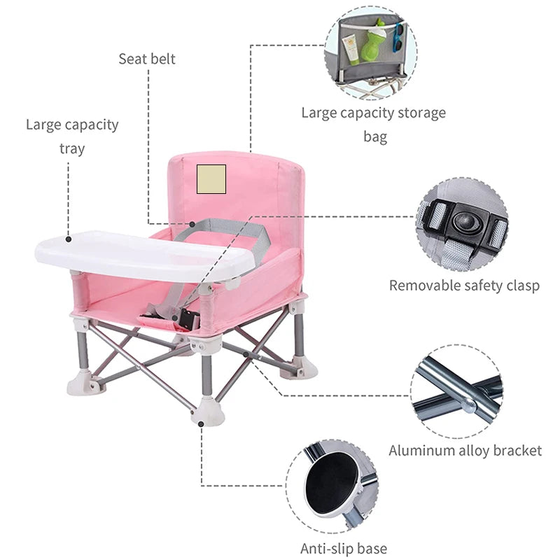 Multifunctional Portable Baby Dining Chair