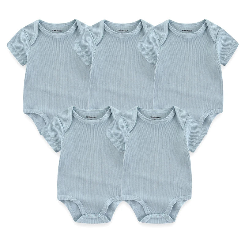 Plain Colored Bodysuits ( 5Pieces )