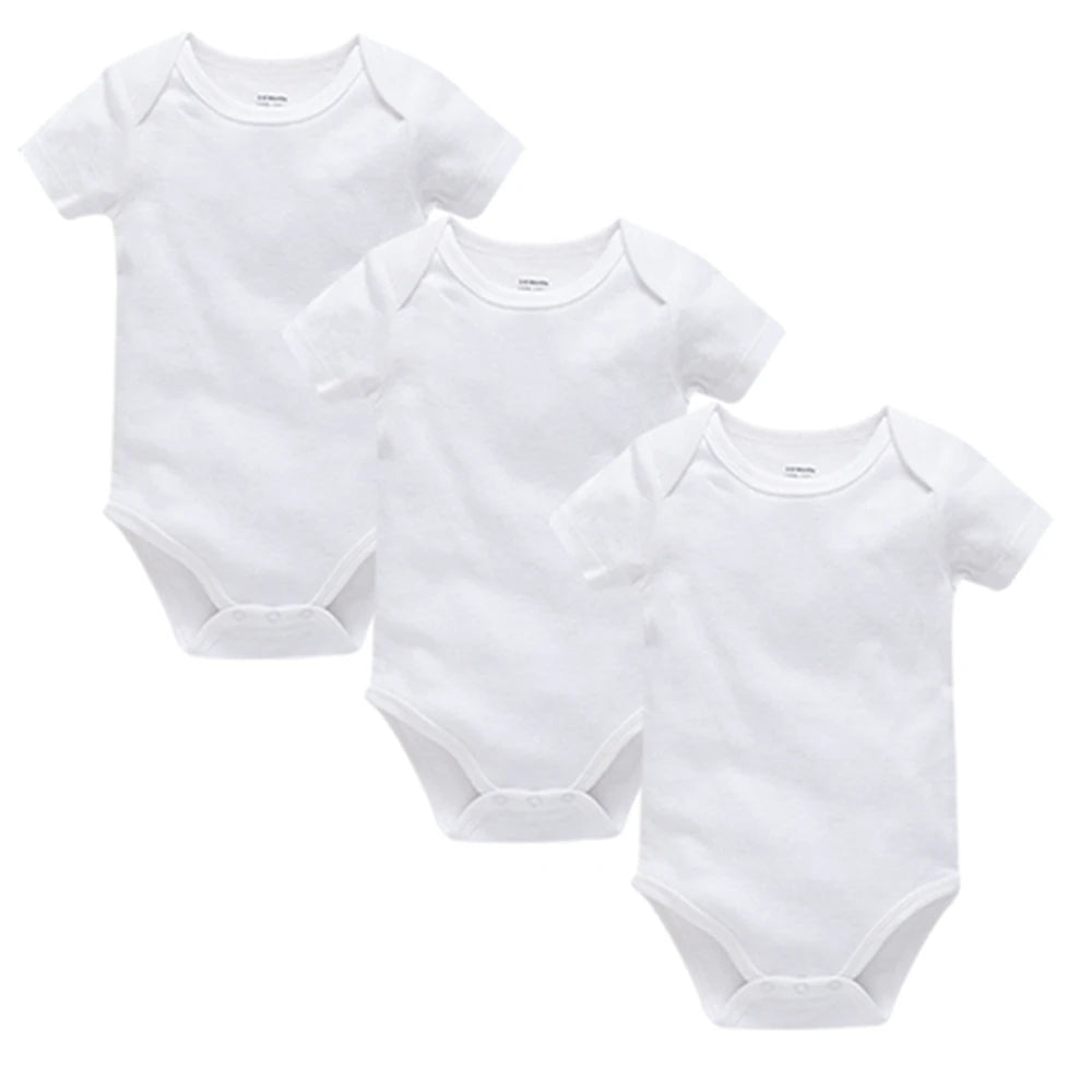 Plain Bodysuits ( 3 Pieces Set)